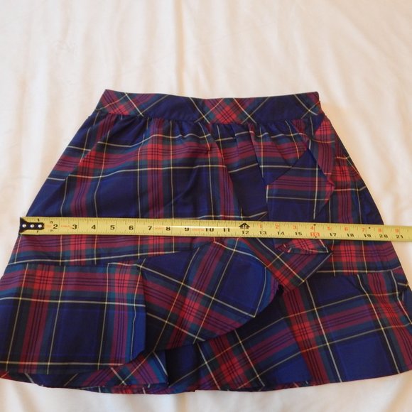 Vineyard Vines Jolly Plaid Party Ruffle Skirt NWT - Picture 12 of 15